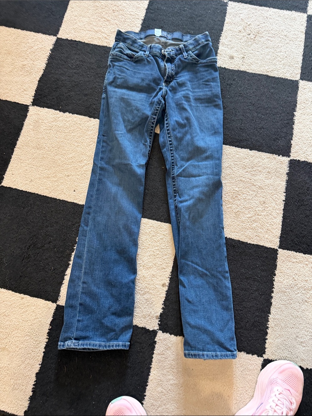 Wrangler Women's Medium Blue Straight-Leg Jeans
